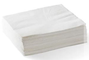 Napkins-Luncheon-1/4-Fold-2Ply-White-(100)-Bio-Pak-(811539)