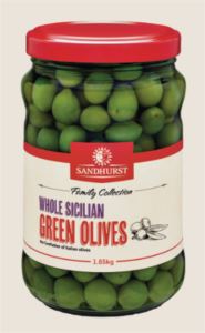 OlivesGreen-Whole-Sicilian-Sandhurst-6x1.65kg-CARTON-(GF)-(H)-(VG)-(520967)