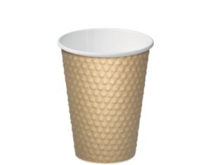 Cup12oz-Dimple-Kraft-Brown-(25)-Cast-Away-(777412)