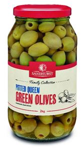 Olives-Pitted-Green-Queen-2kg-Sandhurst-(VG)-(GF)-(H)-(520963)