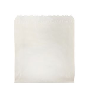 Bag-Paper-1/2-Square-Flat-Greaseproof-Lined-White-(500)-Castaway-(819425)