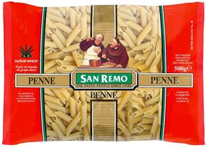 Pasta-Penne-18-500gm-San-Remo-(VG)-(H)-(639326)